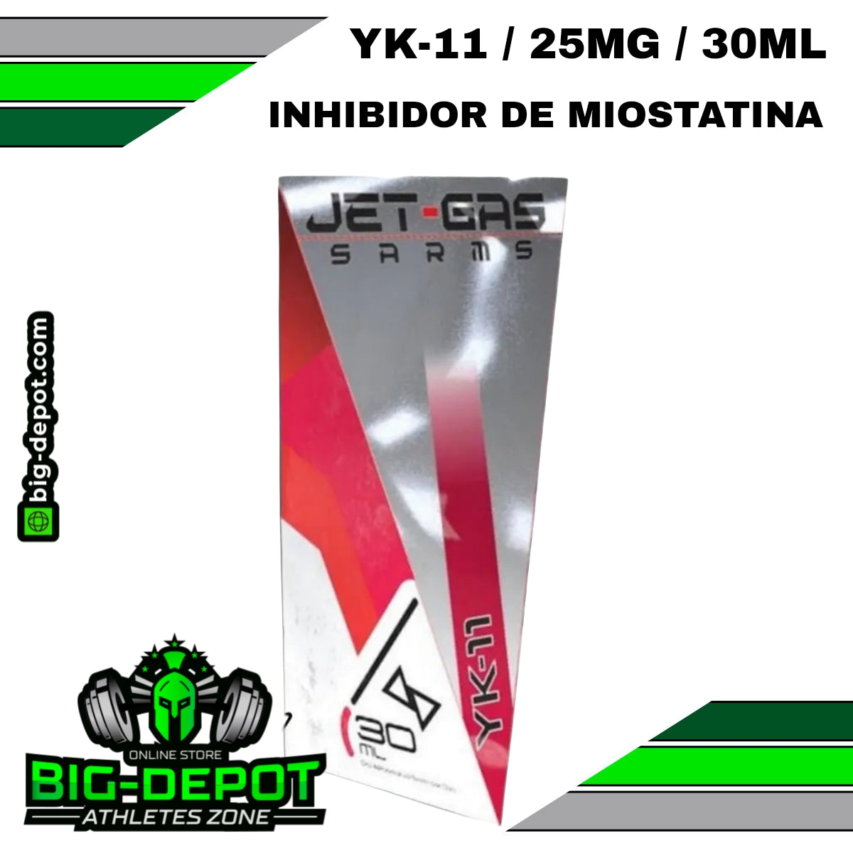 YK-11 25 mg inhibidor miostatina Hardbull Labs 30 ml Big Depot original